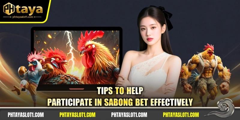Tips to help participate in sabong bet effectively